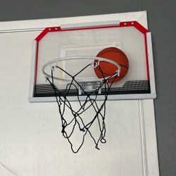 Mini Hoop Basketball Game With Ball 