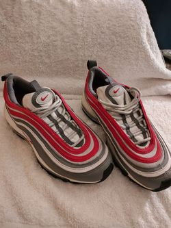 Nike Air Max 97 Silver Red Sneakers