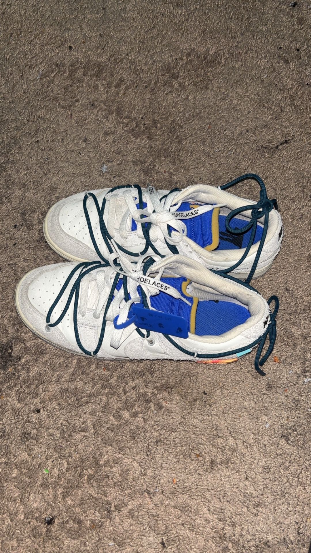 Offwhite Dunks Number 16