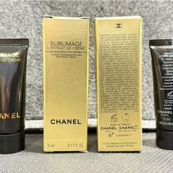 2 Chanel Sublimage L'EXTRAIT DE CREME Mini 5ml Ea 