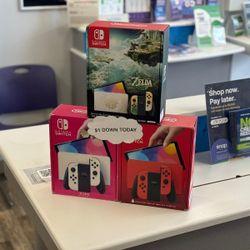 Nintendo Switch Oled Gaming Console - Pay $1 DOWN AVAILABLE - NO CREDIT NEEDED