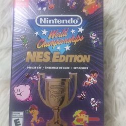 Nintendo World Championships: NES Edition Deluxe Set Nintendo Switch New In Hand