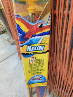 Macaw Kite With String & Handle