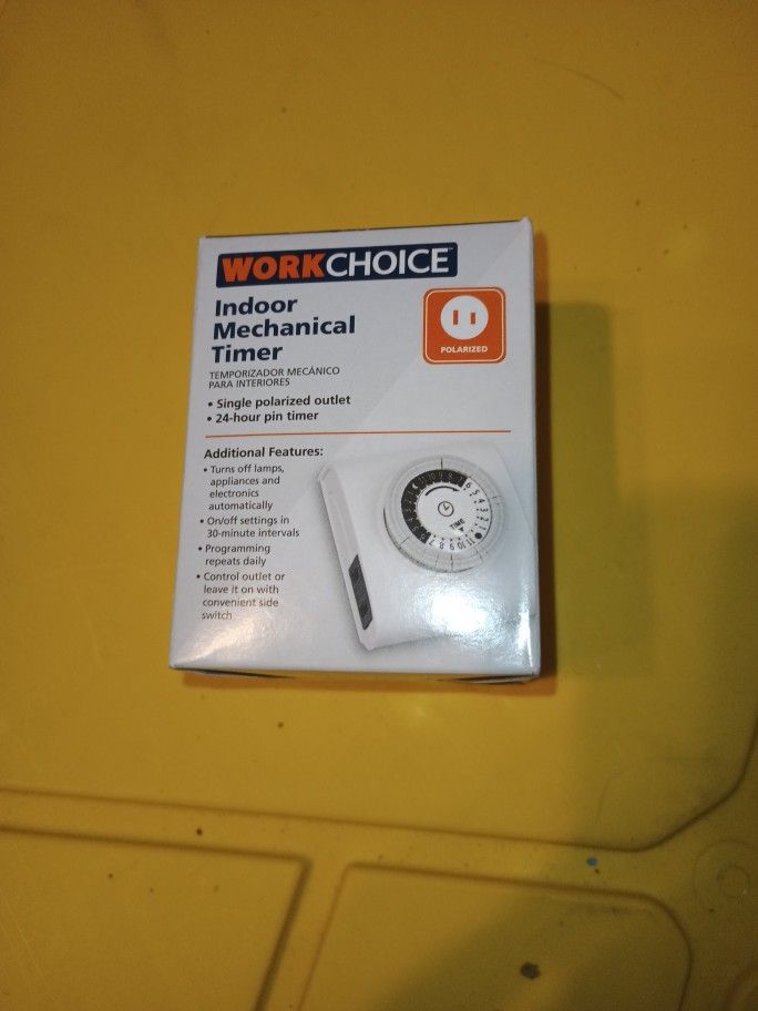 Work Choice Indoor Mechanical Timer