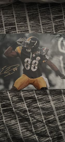 Signed Emmanuel Sanders rookie photo