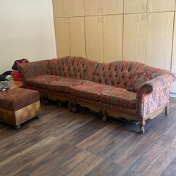 Sectional Full Set With Pillows And Cushions