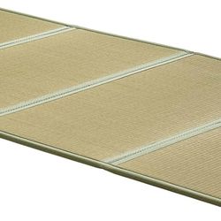 Japanese Tatami Mat,(Twin XL,83" x 39" x 0.5"),100% Rush Grass Portable#2564M Y1