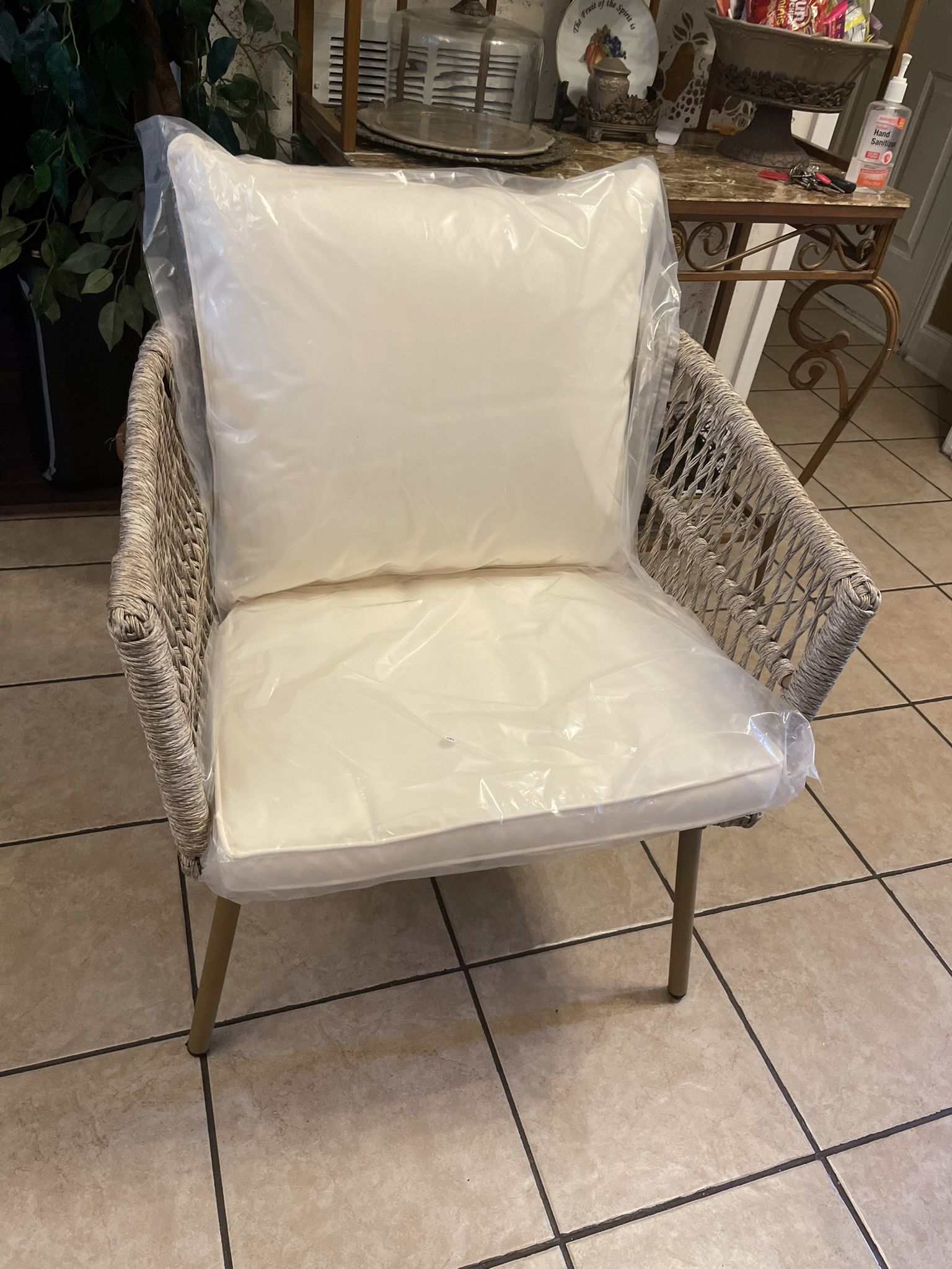 Indoor - Outdoor Wicker Bistro Chair