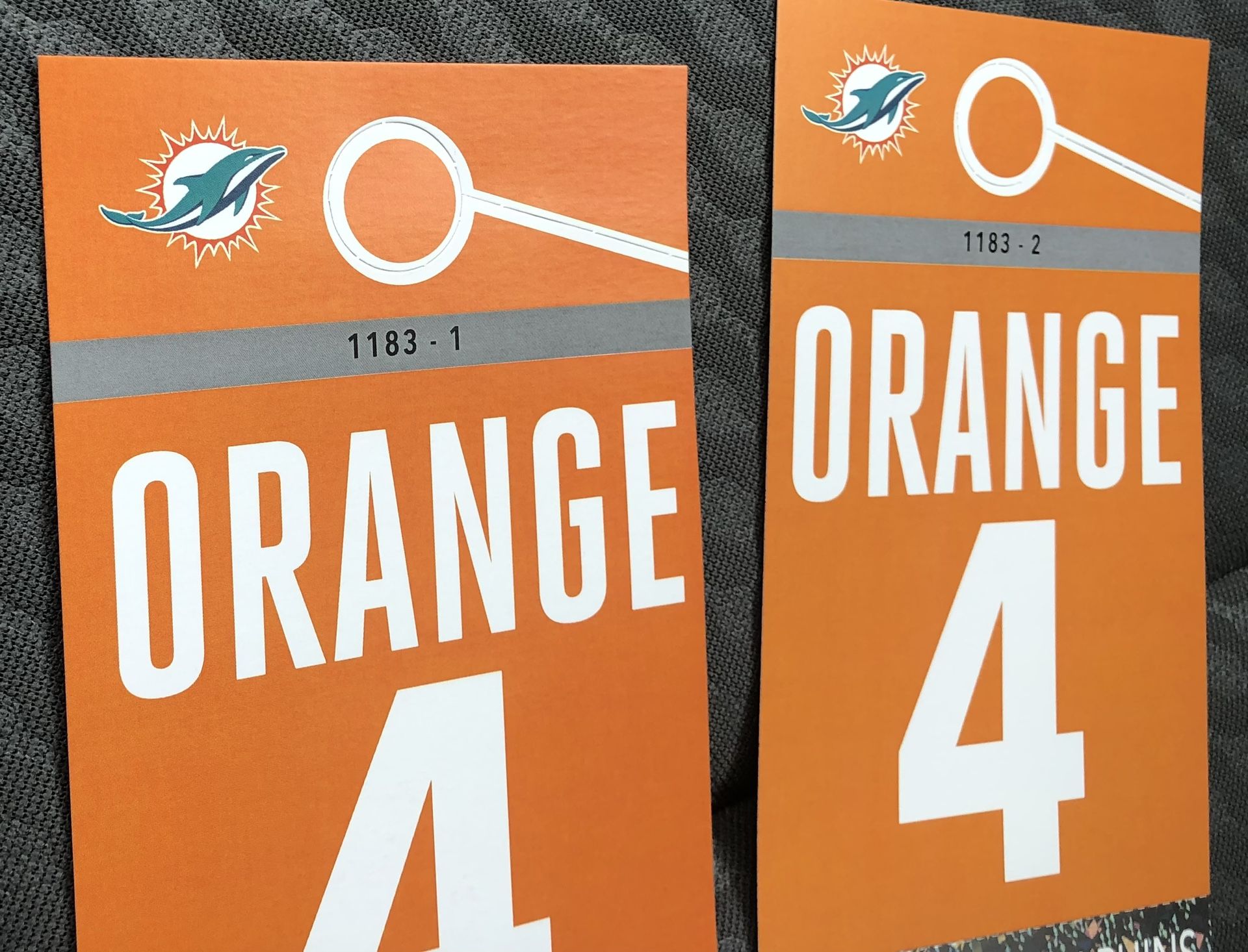 Parking Pass For Dolphins Game 