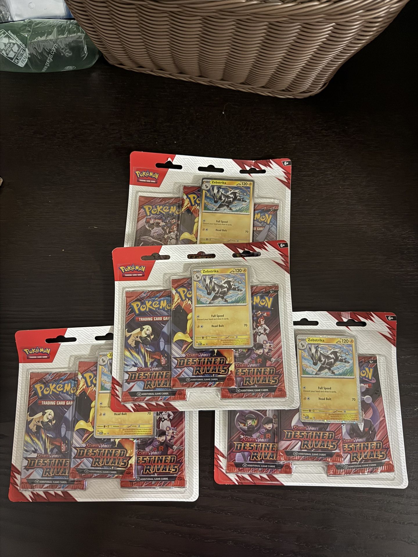 Pokémon Destin Rivals 3 Pack Etb Booster Bundle Sealed