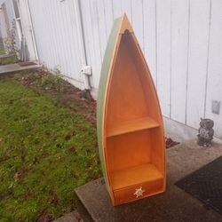 Hanging Canoe Wall Shelf