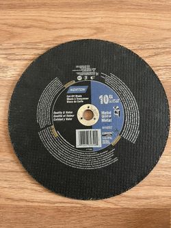 Norton 10in cut off blade