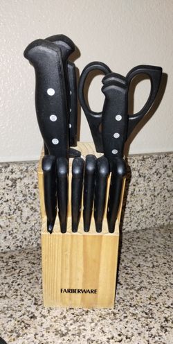 "FARBERWARE KNIFE SET"