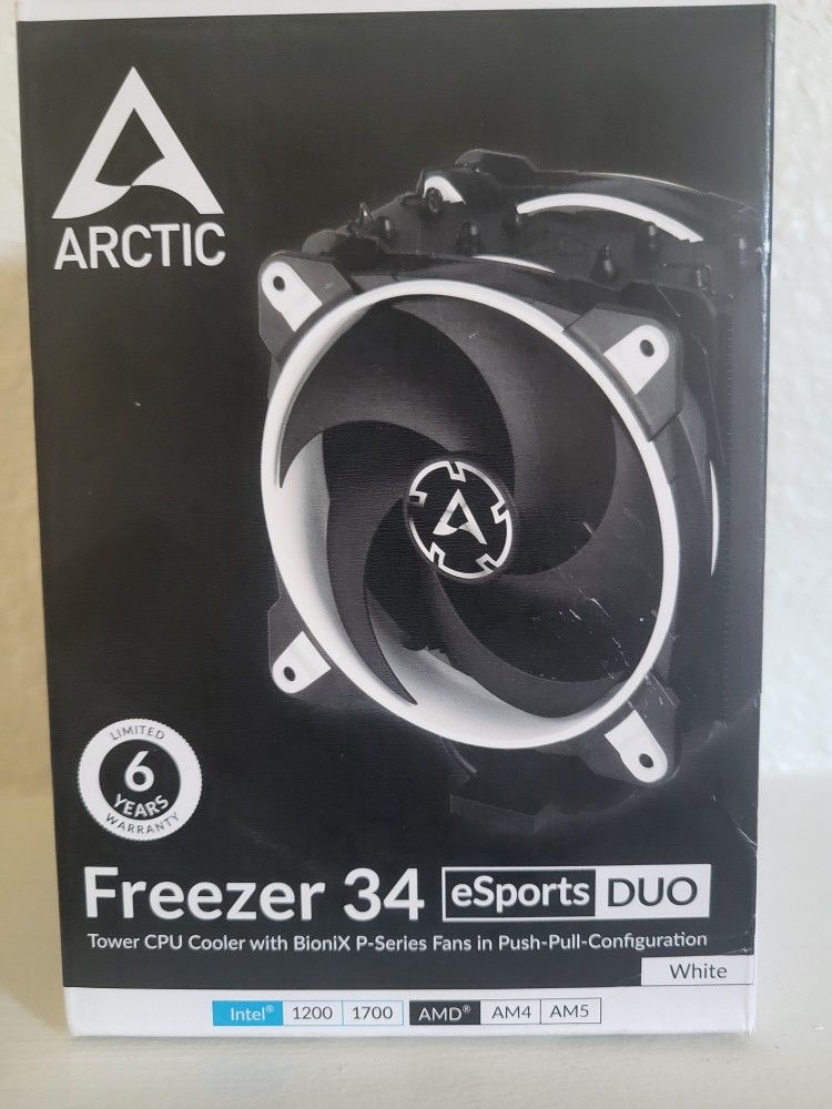 ARCTIC Tower CPU Cooler Fan 2×120mm
