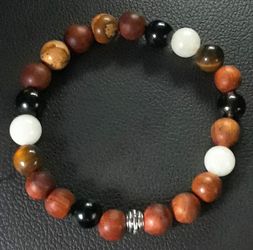 Beautiful Wood Bead Bracelet