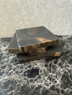 Homemade 4x4 Wood Coasters