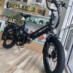 Jasion 32MpH Speed Foldable Electric Bike Long Range Brand New Ebike Finance It Today No Credit Needed To Take It! $40 Down To Take It Home