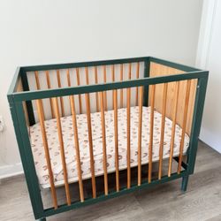 3 in 1 Convertible Crib Baby - Mattress Included