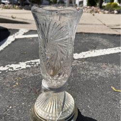 Beautiful Vintage Crystal Lamp 