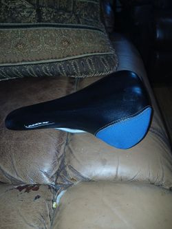 MCX Bike Saddle Black and Blue