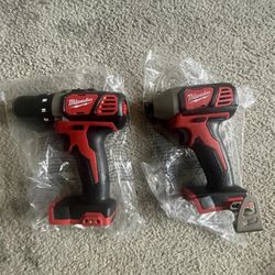 Milwaukee M18 Impact Driver and Drill New 