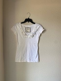 Woman’s Abercrombie & Fitch brand white  Tee Shirt