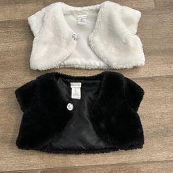 Toddler/baby Fur Vests Cropped