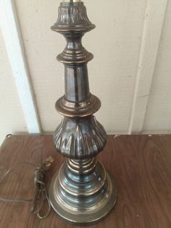 Antique  Solid   Brass Lamp  (OBO)