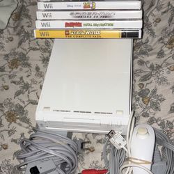 Nintendo Wii System With Games 