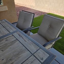 Outdoor patio dining set