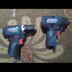Bosch 12v Drill And Driver Set