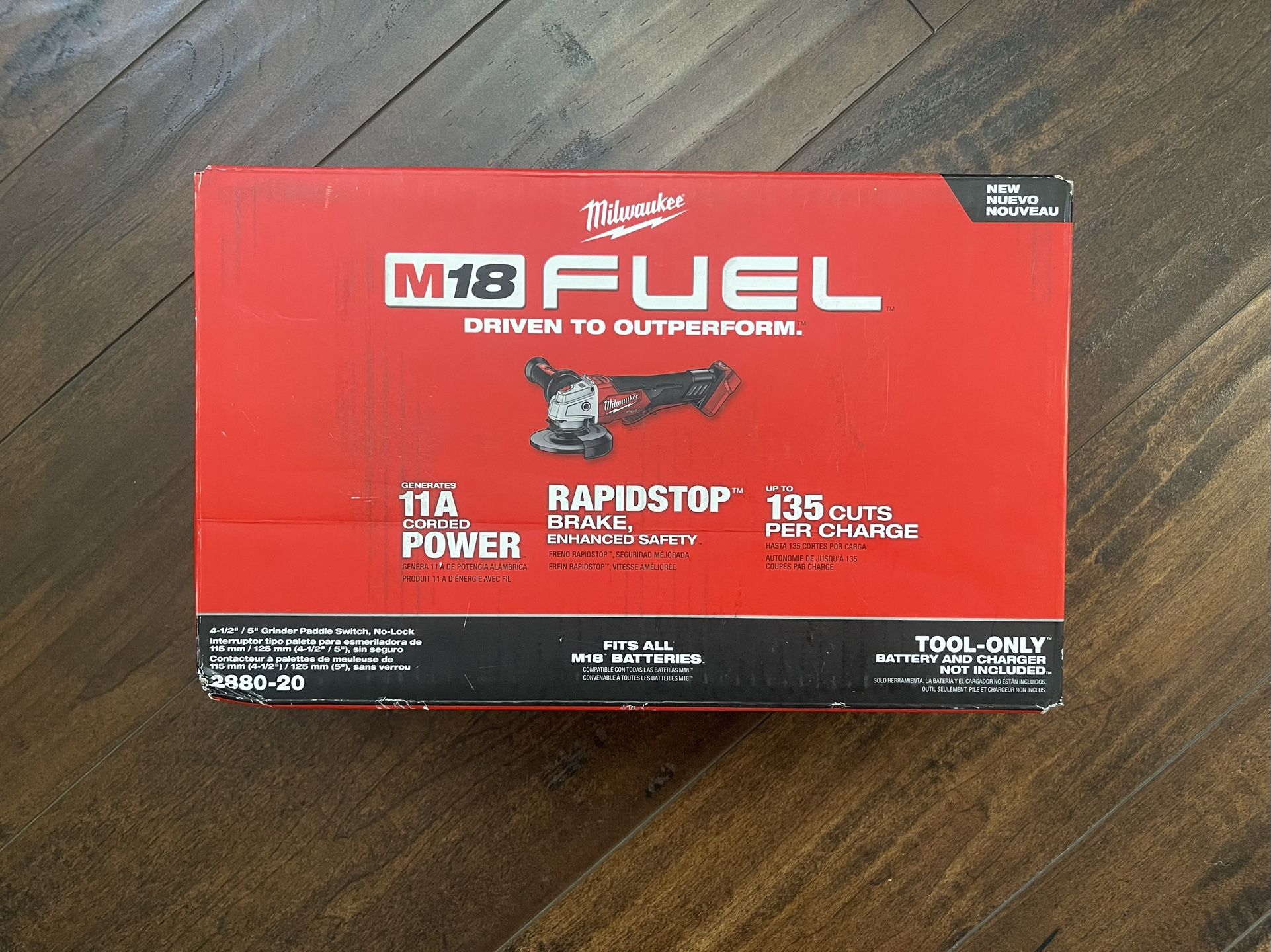 New M18 Milwaukee Fuel Grinder