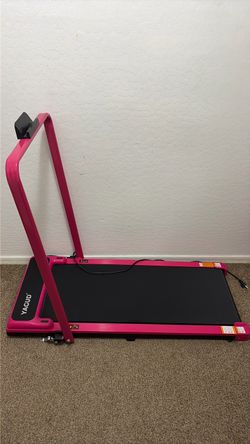 tread mill + hot pink