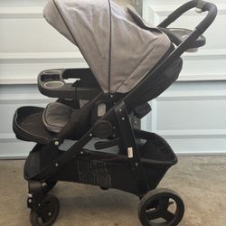 Graco Stroller With Car Seat & Base Combo