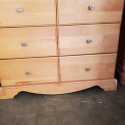 Dresser Solid wood 3 deep drawers 44W20D34H