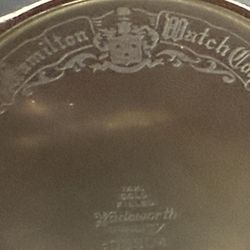 Hamilton Pocket Watch Gold Filled Rare