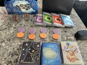 Pokemon Sleeves, Dice, Coins, Etc 