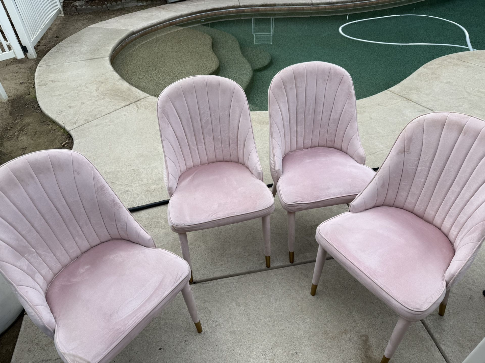 Pink chairs