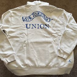 Jordan x Union LA Men’s Fleece Hoodie Light Orewood Brown | Size XL | IB5116-104 (2025) NWT