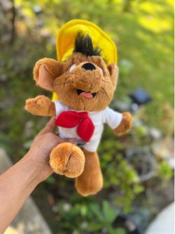 Vintage 1995 Speedy Gonzales Looney Tunes Plush Stuffed Animal 14"