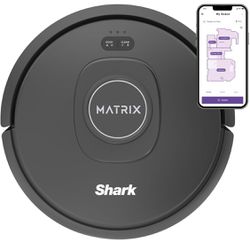 Shark Matrix Robot Vacuum for Carpets and Hardfloors with Self-Cleaning Brushroll and Precision Mapping