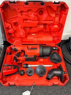 Milwaukee drain cleaning airsnake