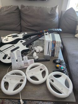Nintendo wii with bundle.
