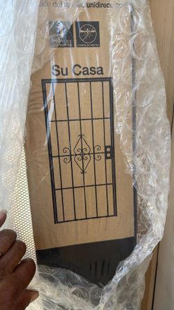 32x80 BLACK SECURITY DOOR NEW