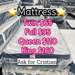 New Mattresses  Twin mattress Full mattress Queen mattress  King mattress  Colchones nuevos  Beds 