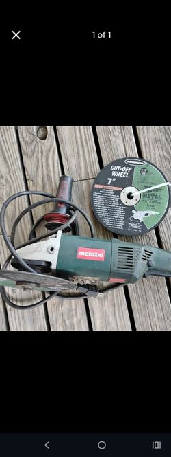 Metabo Industrial With 10 Diamond Cut Discs Included