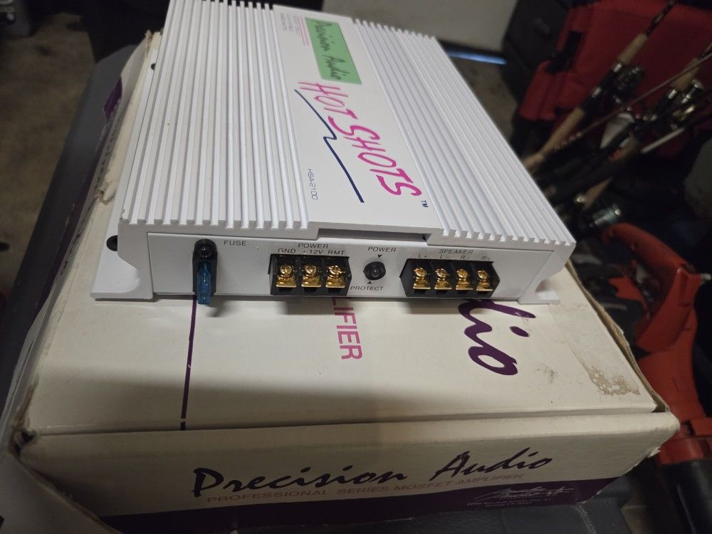 Old School Car Audio Amplifier