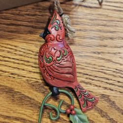 Jim Shore Cardinal Ornament 
