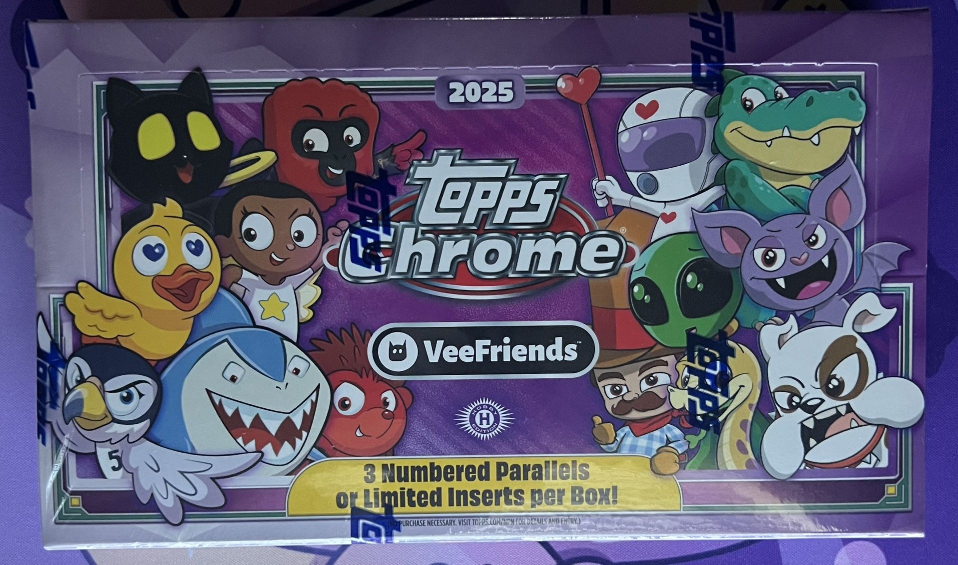 2025 Topps Chrome VeeFriends Hobby Box (Sealed)