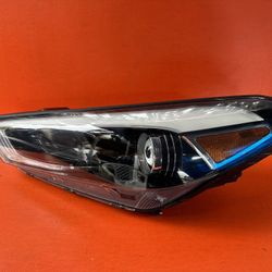 2016-2018 HYUNDAI TUCSON HEADLIGHT DRIVER LEFT HALOGEN W/ LED 16 17 18 OEM